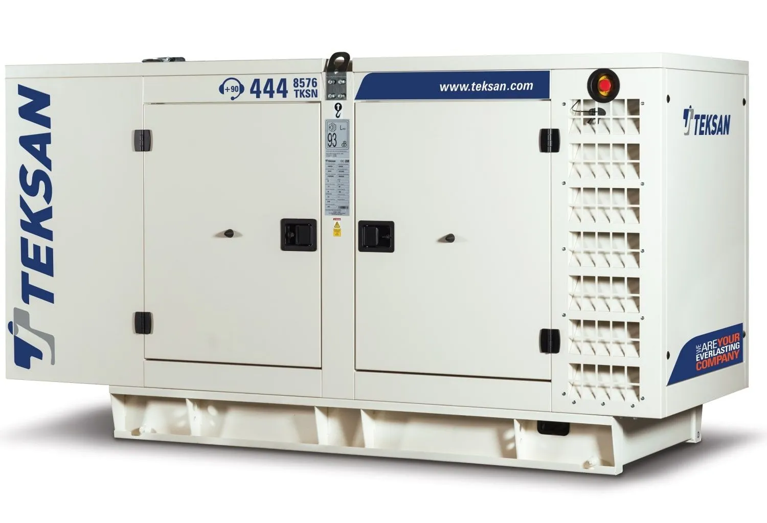 Дизельный генератор Teksan TJ750DW5C в кожухе с АВР