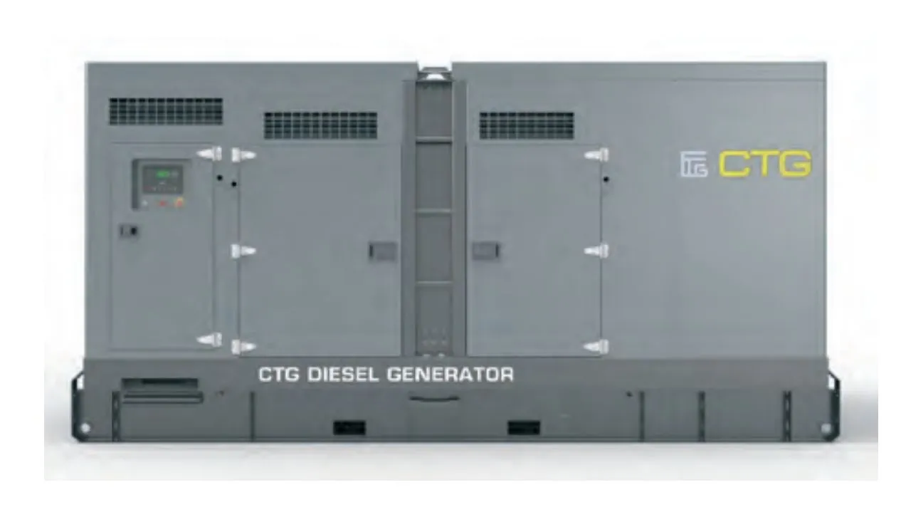 Дизельный генератор CTG 660C в кожухе