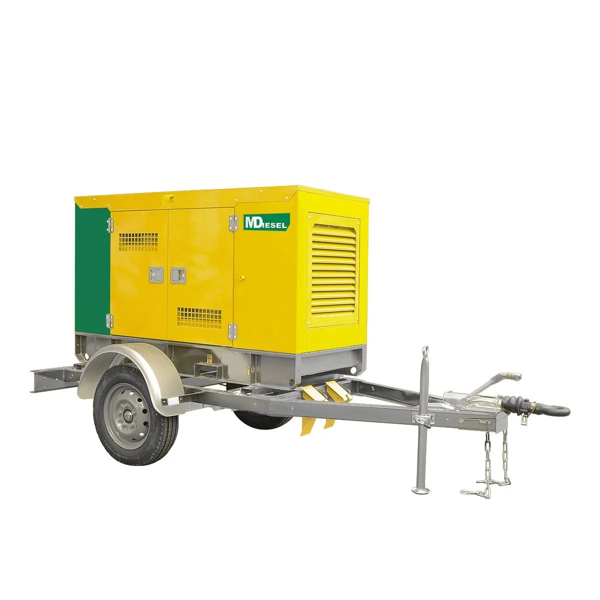 Дизельный генератор MitsuDiesel МД АД-20С-Т400-1РКМ29 в шумозащитном кожухе на шасси с АВР