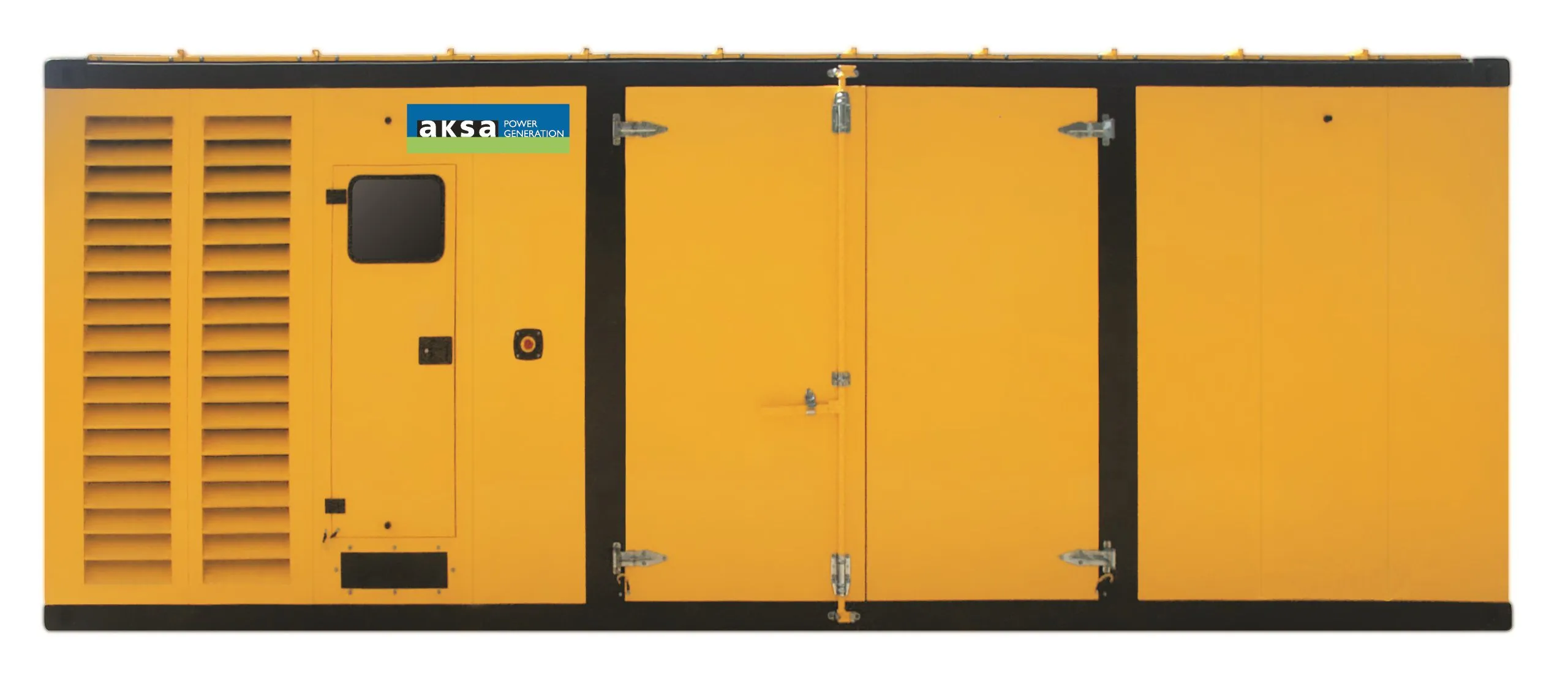 Дизельный генератор Aksa APD1250BD в кожухе