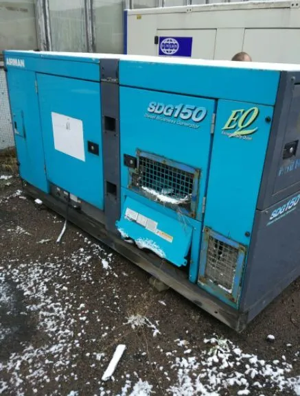 БУ дизельный генератор Airman sdg150 в кожухе