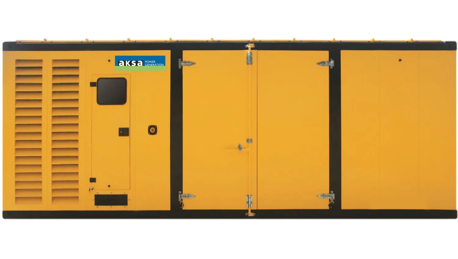 Дизельный генератор Aksa APD1250P в кожухе