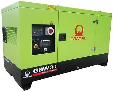Дизельный генератор Pramac GBW 30 P в кожухе с АВР
