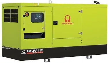 Дизельный генератор Pramac GSW 110 I в кожухе