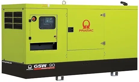 Дизельный генератор Pramac GSW 90 I в кожухе