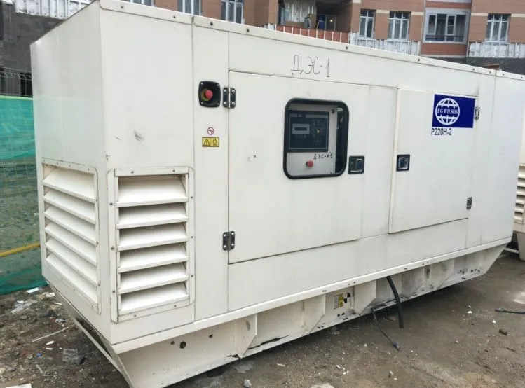 БУ дизельный генератор FG Wilson p220h2 в кожухе