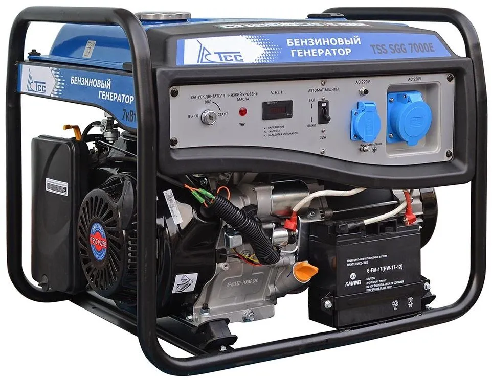 Бензиновый генератор ТСС SGG 7000 E (новая модель)