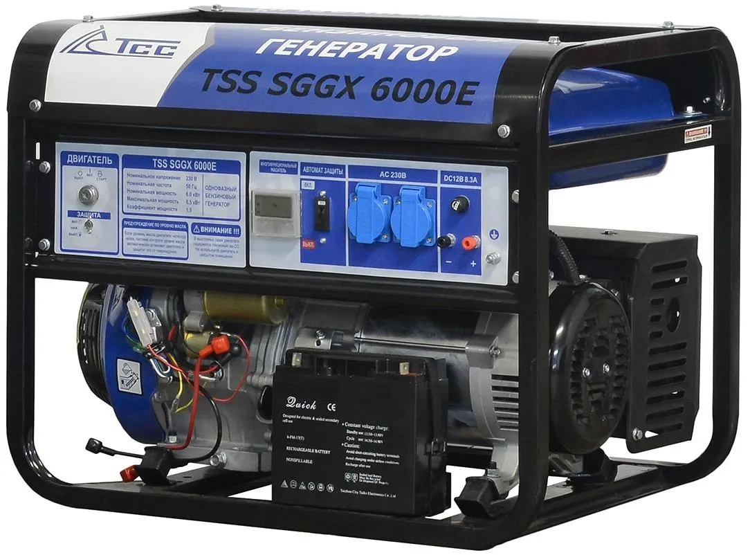 Бензиновый генератор ТСС SGGX 6000E